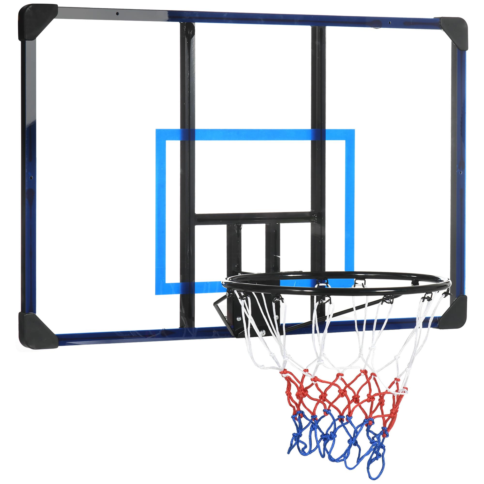 BASKETBALLKORB - Blau, Metall (61/113cm) - SPORTNOW