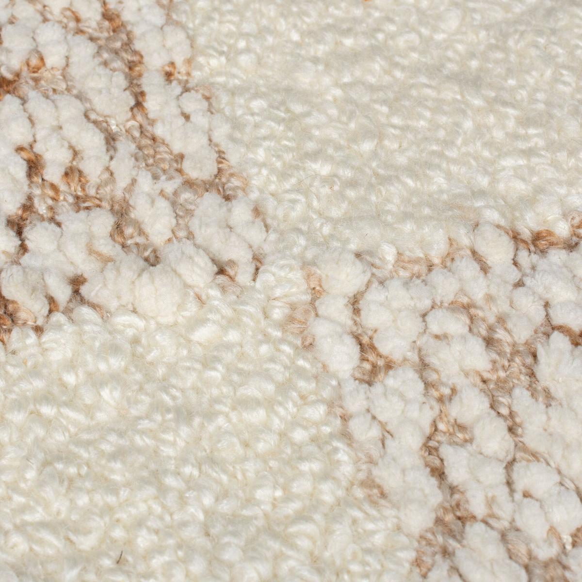 TEPPICH handgewebt VYNE, geometrisch, Beige-Natur, 160 x 230 cm - Beige, Textil (230/160cm) - KADIMA DESIGN
