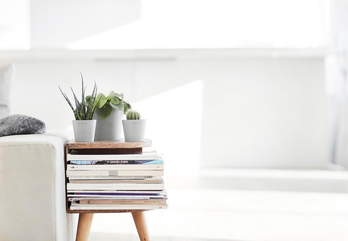 BLUMENTOPF Amsterdam46211cm Hellgrau - Hellgrau, Kunststoff (8/7cm) - Ecopots
