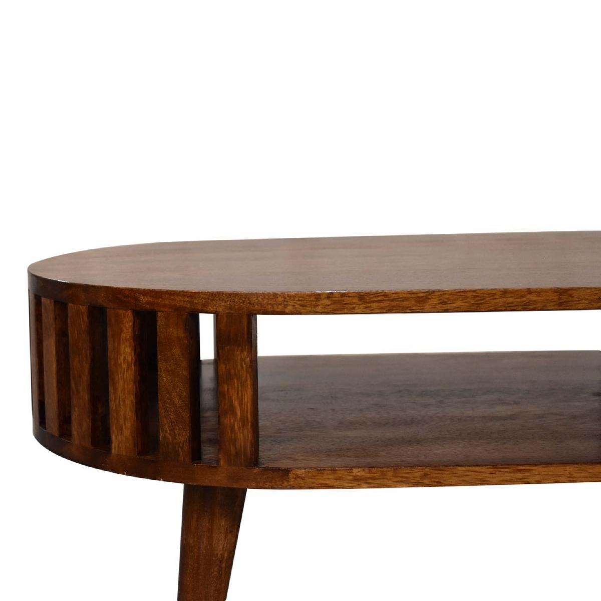 COUCHTISCH Ariella - Braun, Holz (80/50/40cm) - Artisan Furniture
