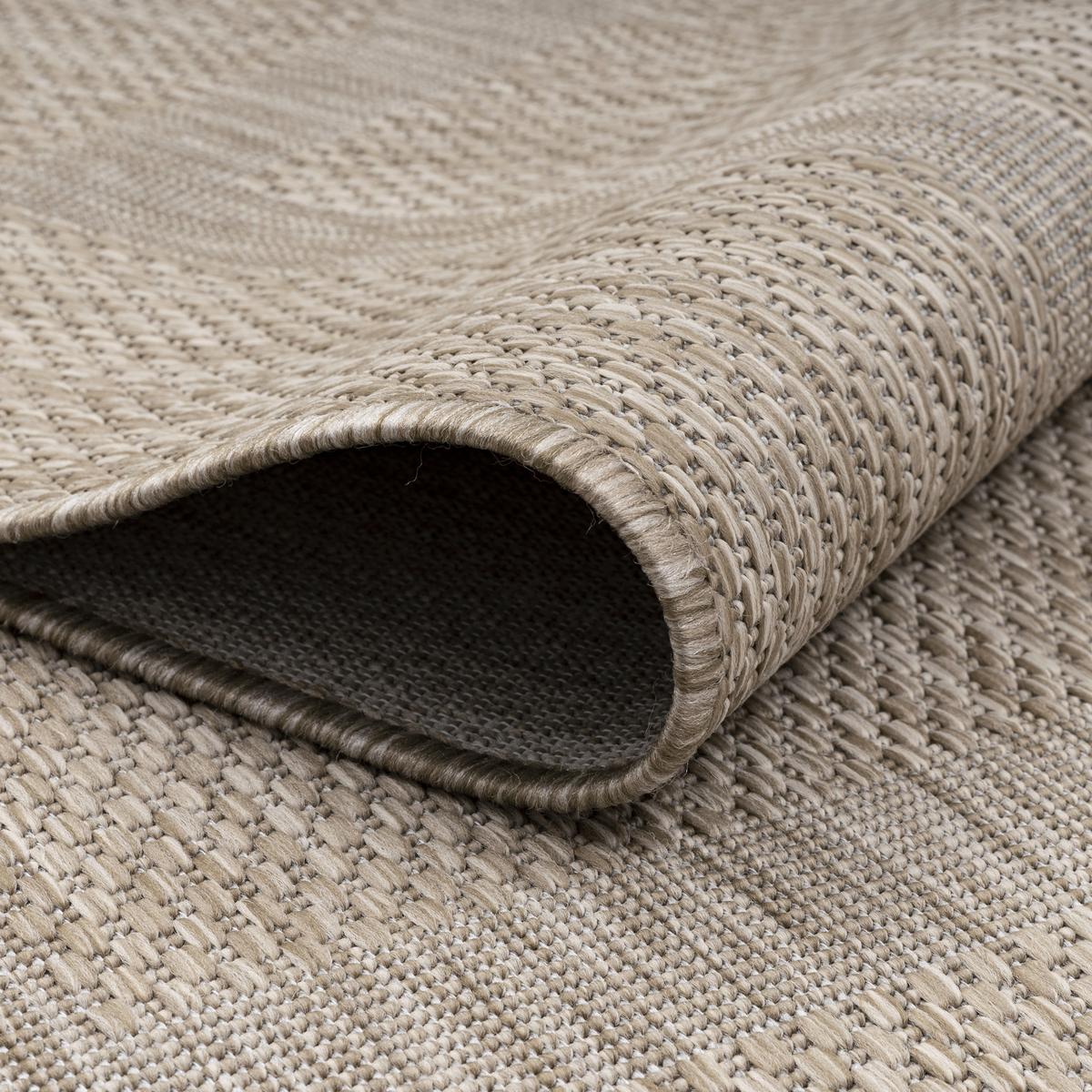 TEPPICH Outdoor ALSTER in Beige, einfarbig, 120 x 170 cm - Beige, Textil (170/120cm) - KADIMA DESIGN