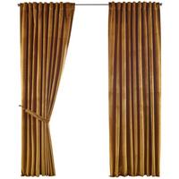 VORHANG 2ER SET MILANO HxB 235x135 cm Senf - Hellbraun, Textil (135/235cm) - Gardinenbox