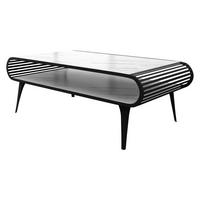 COUCHTISCH Aristo - Schwarz/Weiß, Holzwerkstoff/Metall (60/120/44cm) - MIRJAN24