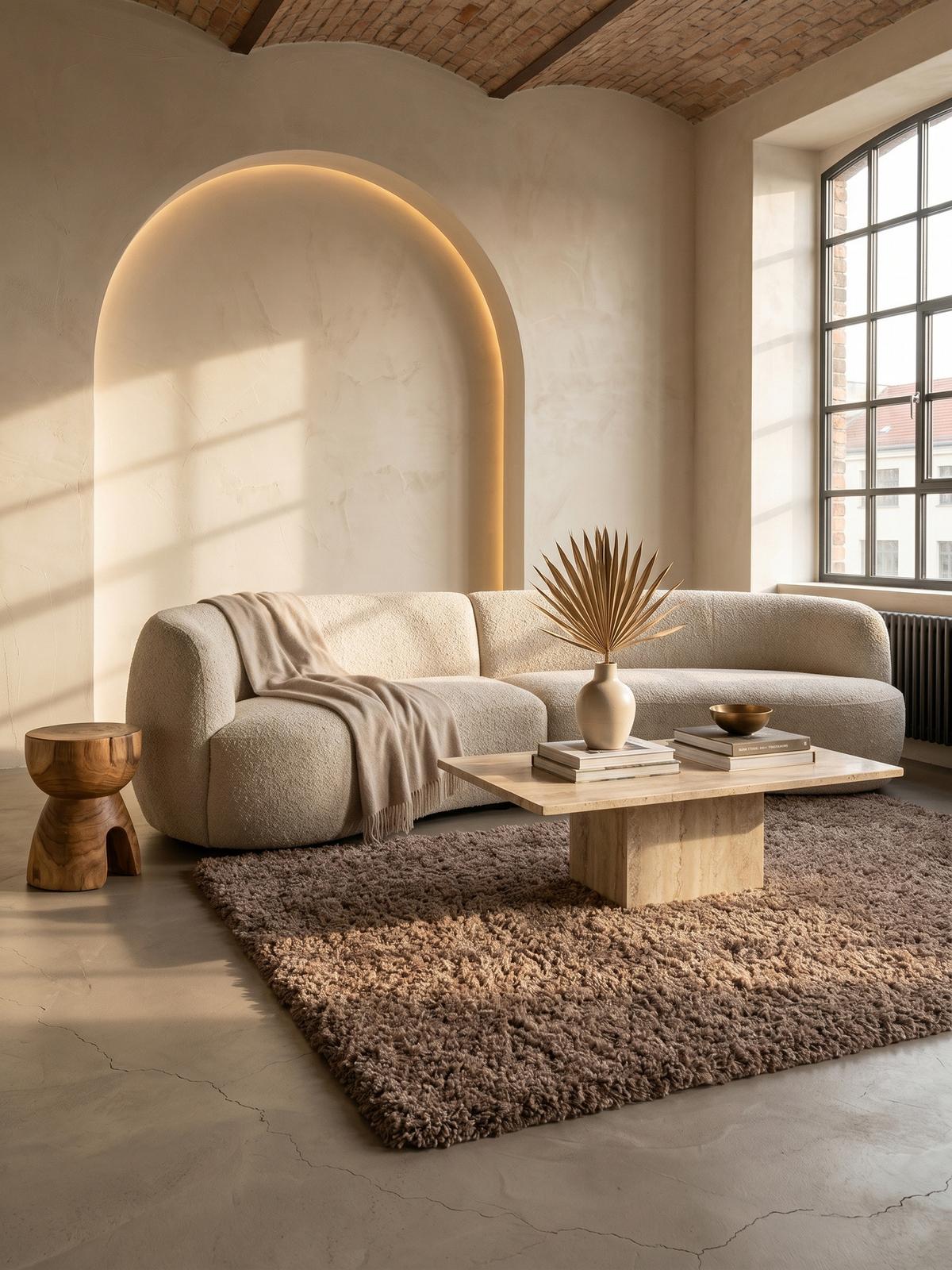 HOCHFLORTEPPICH RHEIN, einfarbig, aus Polypropylen, Mokka, 140 x 200 cm - Braun, Textil (200/140cm) - KADIMA DESIGN