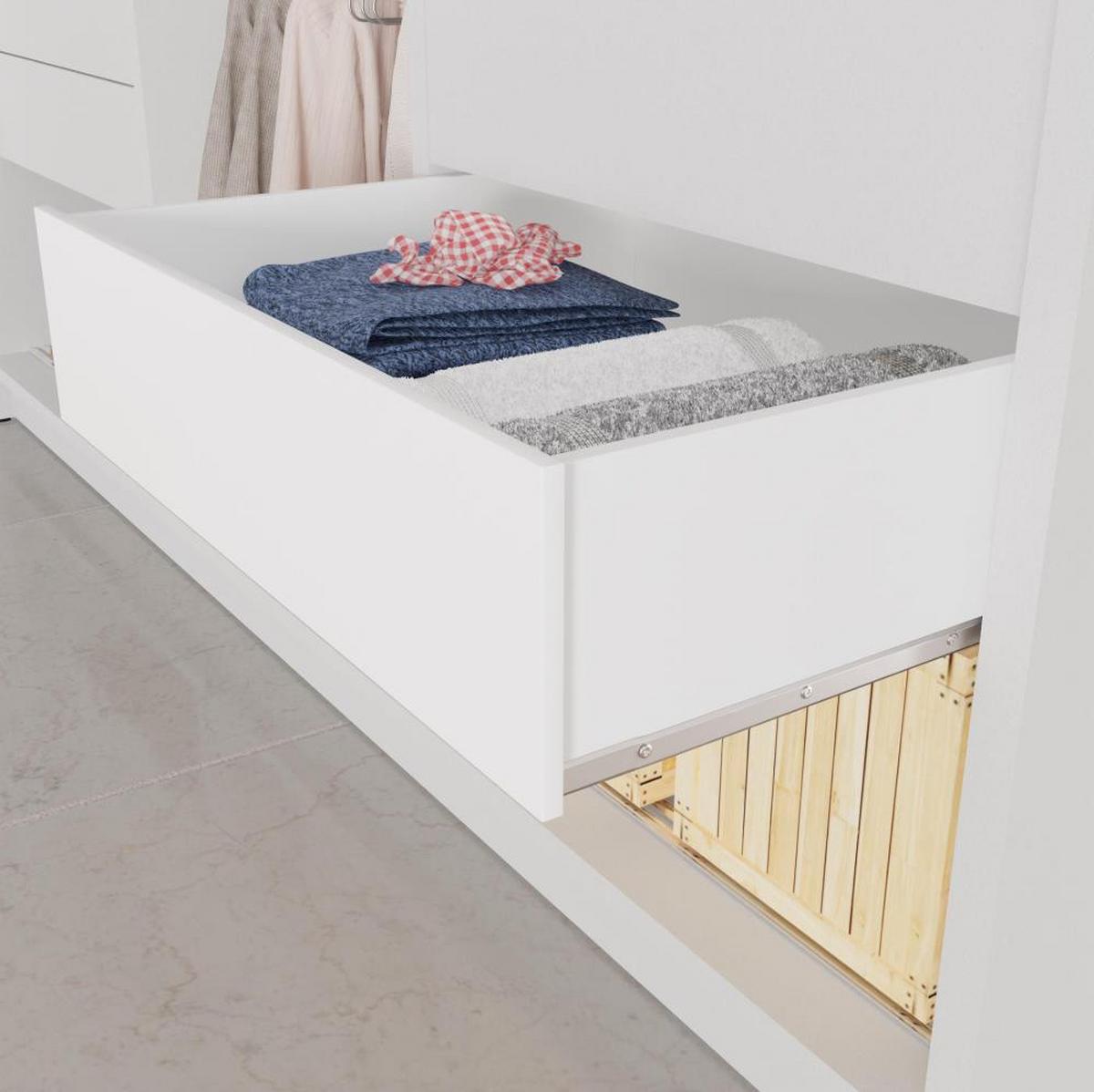 SCHWEBETÜRENSCHRANK Monica 200/215/61 3-türig eiche sonoma+schwarz mit Spiegel - Schwarz/Sonoma Eiche, Holzwerkstoff (200/215/61cm) - Beautysofa