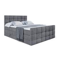 BOXSPRINGBETT APO-Z KING - 140 x 200 - H3/H4 - Dunkelgrau - Dunkelgrau, Holzwerkstoff (140/200cm) - ALTDECOR