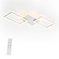 LED-DECKENLEUCHTE Finch II 80/45/7cm - Weiß, Metall (80/45/7cm) - Nettlife