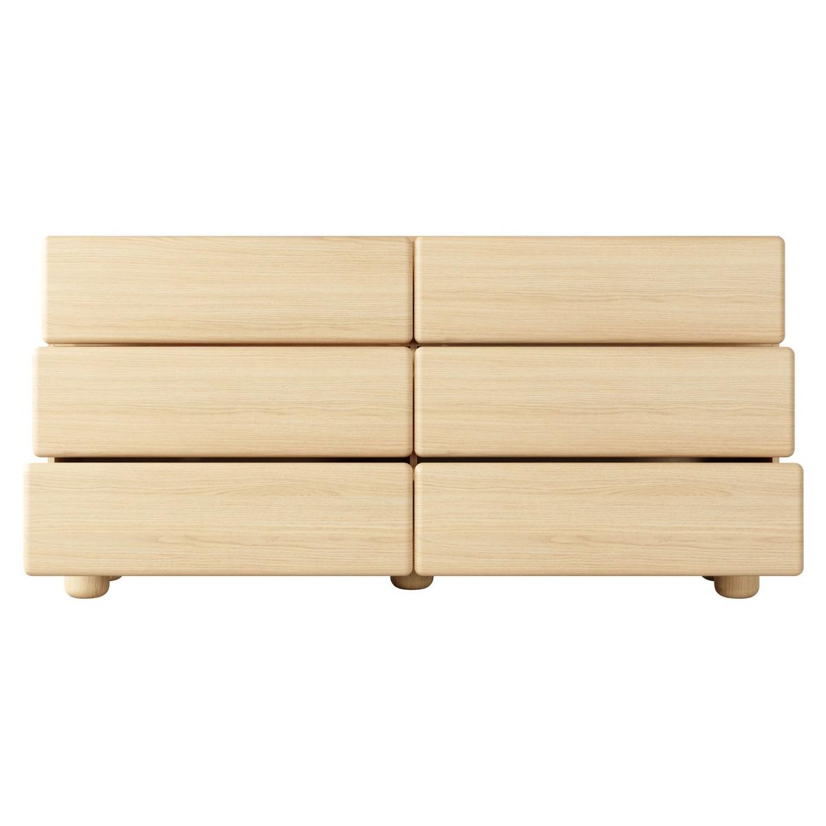 KOMMODE Lomo 160 cm - Eichefarben, Holz/Holzwerkstoff (160.1/80.2/38cm) - Selsey