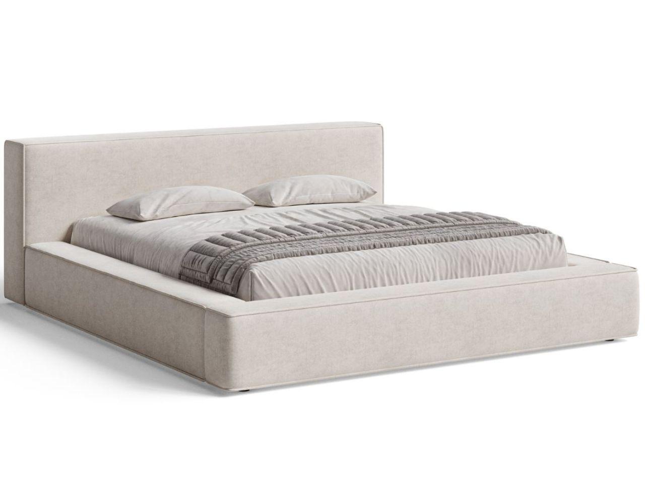POLSTERBETT Mali 140x200 Beige - Beige, Textil (140/200cm) - Graingold