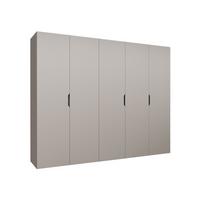 DREHTÜRENSCHRANK Malaga 250 - Kaschmir, Holzwerkstoff (250/202/52cm) - MIRJAN24