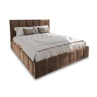 POLSTERBETT TARANTO 200x200 cm mit Bettkästen - Beige - Beige, Holz/Textil - MASSENO