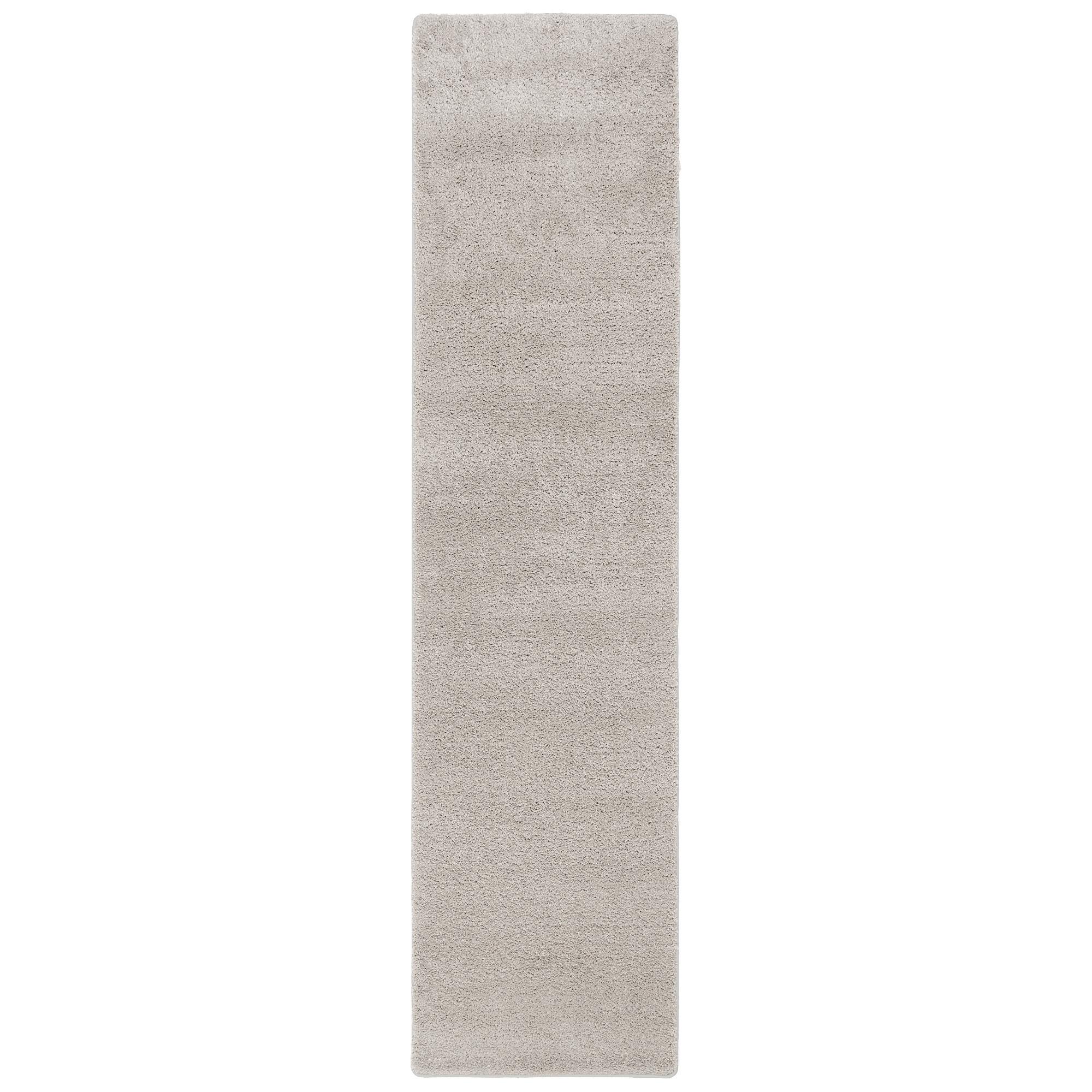 HOCHFLOR SHAGGY LÄUFER TEPPICH PALACE - Grau, Textil (100/300cm) - Snapstyle