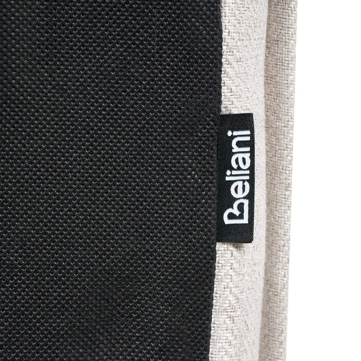 BETT mit Lattenrost 160/200 cm Stoff Beige Sennez - Beige, Textil (160/200cm) - Beliani