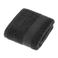 HANDTUCH Essential schwarz - Schwarz, Textil (50/90cm) - Homescapes