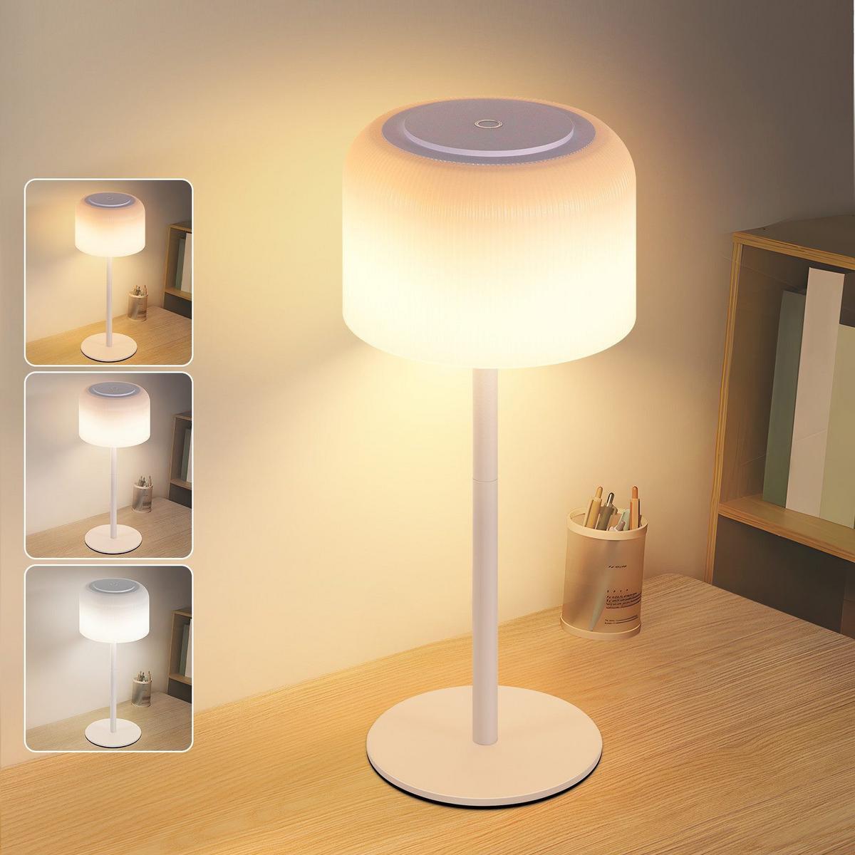 LED-TISCHLEUCHTE BREMERHAVEN Ⅲ 13/11/31 cm - Weiß, Metall (13/11/31cm) - Nettlife