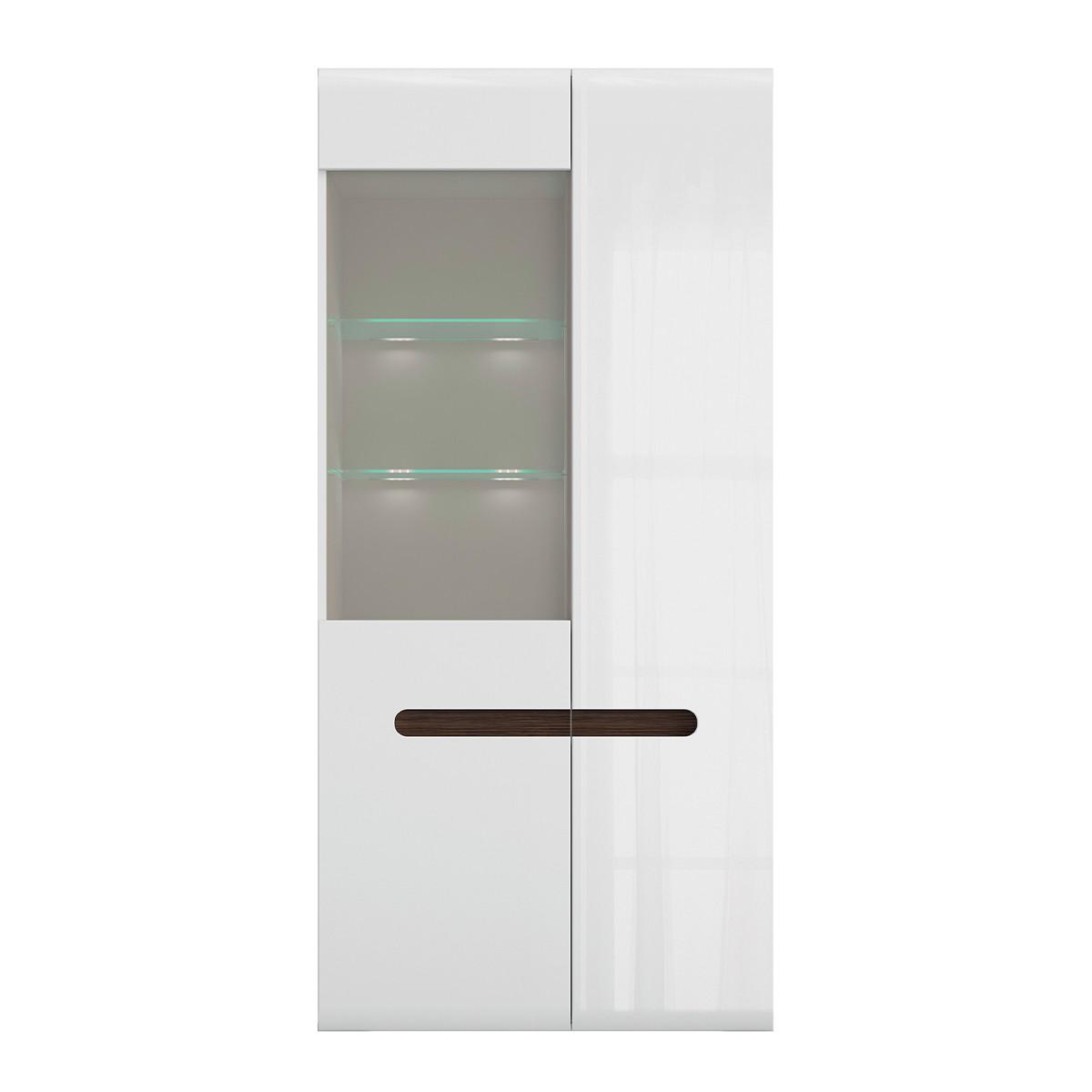 GESCHIRRSCHRANK Darrel Weiß - Weiß, Holzwerkstoff (90/193/41cm) - Petits-meubles