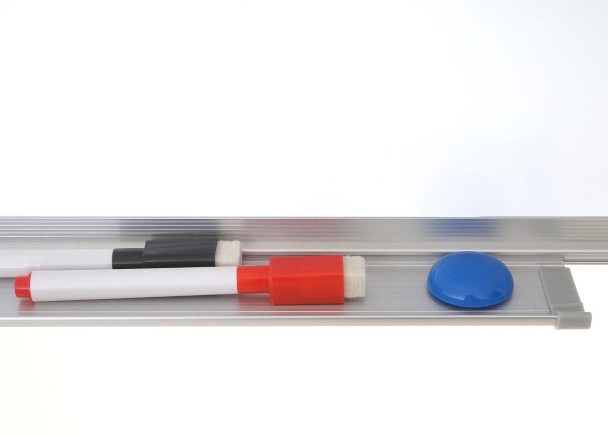 WHITEBOARD Weiß - Weiß, Metall (110/80/2cm) - MCW