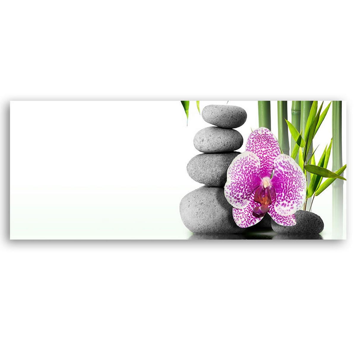 KUNSTDRUCK Weiß 90/30 cm - Weiß, Textil (90/30cm) - KUNSTLOFT