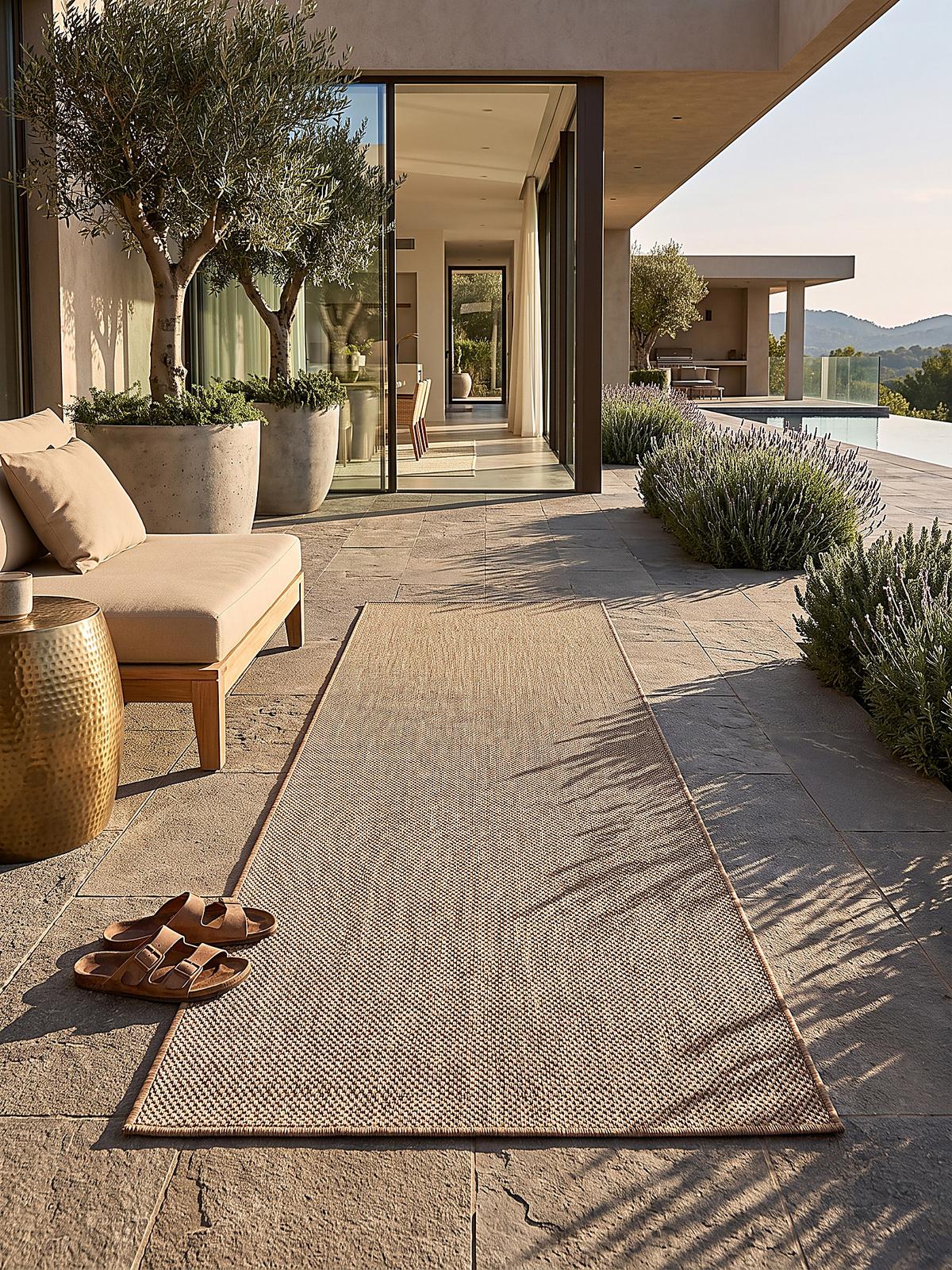 TEPPICHLÄUFER Uni BORNO Polypropylen Natur 80 x 150 cm - Beige, Textil (80/150cm) - KADIMA DESIGN