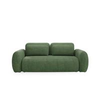 SOFA Carmela 3 Sitzplätze Grün - Grün, Holz (266/95/121cm) - Petits-meubles
