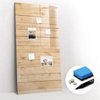 MAGNETTAFEL 120x60 Leuchttafeln - Hellbraun, Glas (100/70/0.4cm) - TULUP