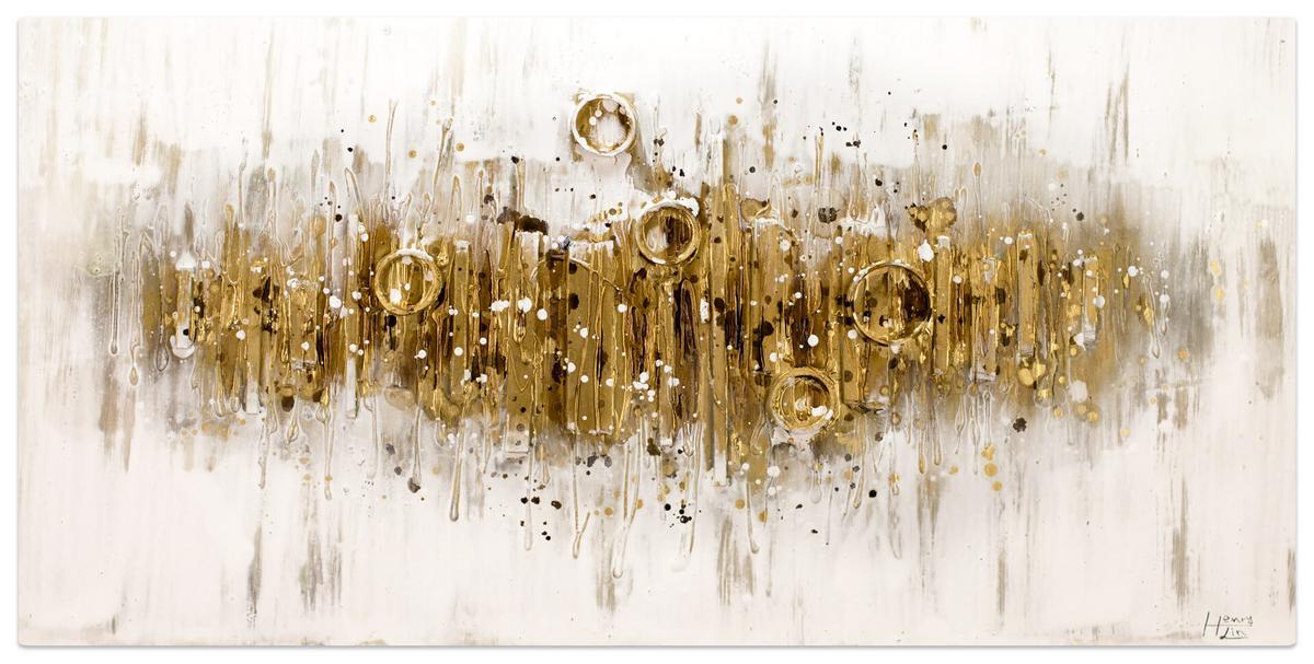 ÖLGEMÄLDE 120/60 cm - Braun, Holz/Textil (120/60cm) - KUNSTLOFT