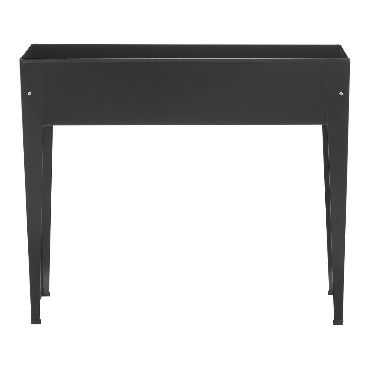 HOCHBEET Lelystad - Anthrazit, Metall (98/82/25cm) - [en.casa]