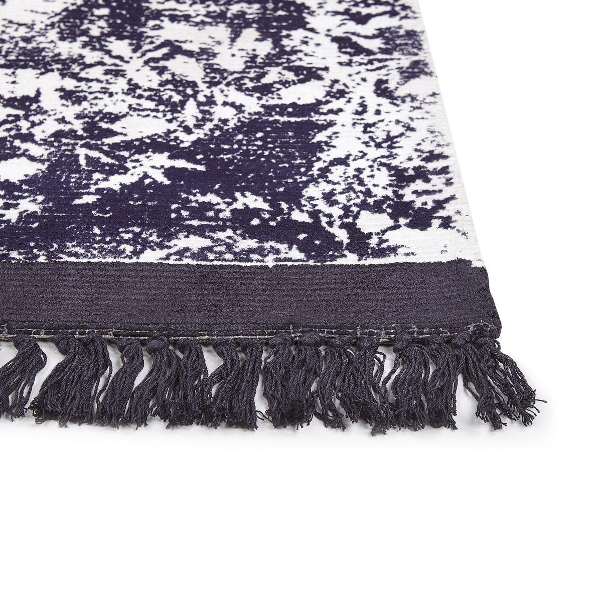 KURZFLOR-TEPPICH Akarsu 150/80 cm - Violett, Naturmaterialien (80/150cm) - Beliani