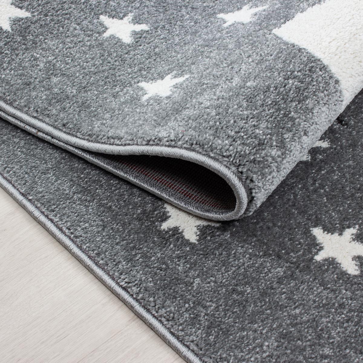 KINDERTEPPICH TASNA, mit Katzen-Motiv, Rosa, Ø 160 cm - Rosa, Textil (160/160cm) - KADIMA DESIGN