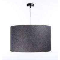 HÄNGELEUCHTE Grau 40/25 cm - Schwarz/Grau, Kunststoff (40/0.5/25cm) - ONZENO