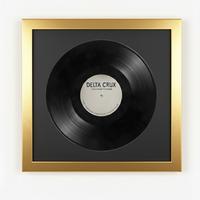 SCHALLPLATTEN BILDERRAHMEN 40/40 2er Set - Goldfarben, Holz (40/40cm) - K-Möbel