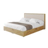 POLSTERBETT mit Bettkasten und Lattenrost, Boxbett mit Kopftei und Stauraum mit Matratze H3/H4 - ENZO10 120x200 Creme - Creme, Holzwerkstoff/Textil (120/200cm) - ALTDECOR
