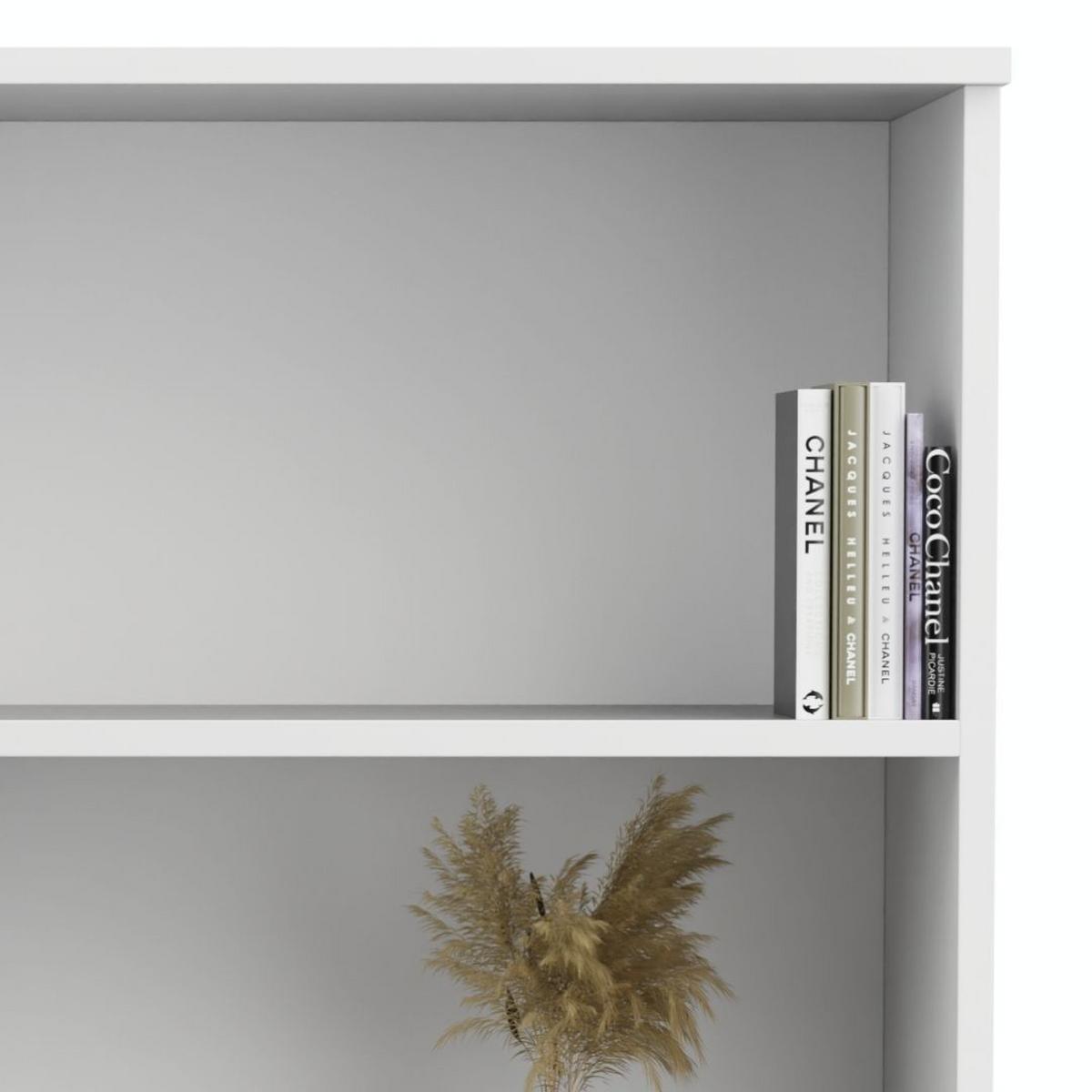 BÜCHERREGAL Fondi - Weiß, Holzwerkstoff (90/116/40cm) - RAUMHIRSCH FURNITURE
