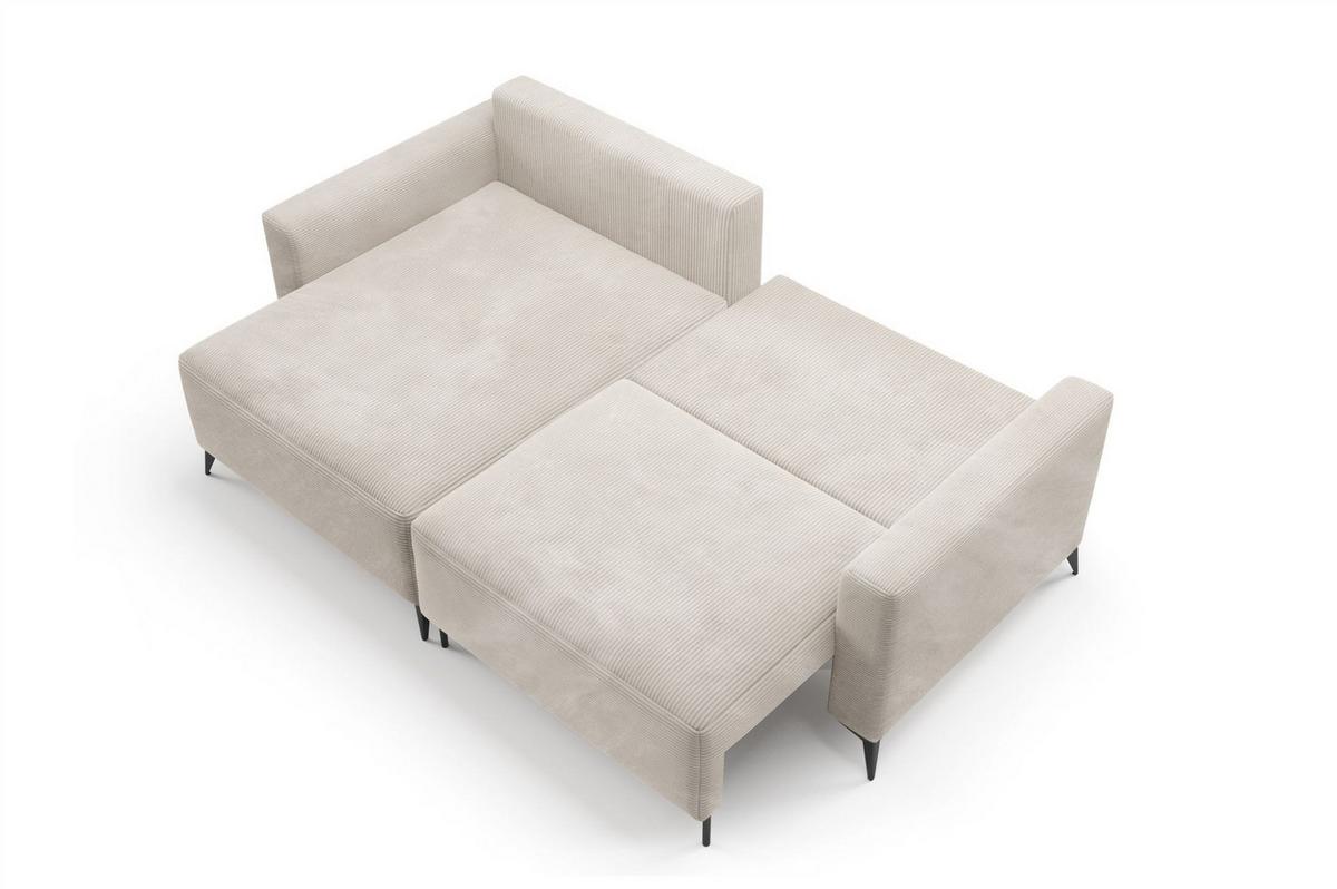 ECKSOFA Silves Mit Schlaffunktion - Gelb, Holzwerkstoff/Textil (239/148cm) - Fun Möbel