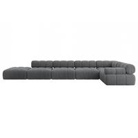 ECKSOFA modulares Sofa Felto-L3 - 475x190x70 cm Dunkelgrau Cord - Dunkelgrau, Holzwerkstoff/Textil (475/190cm) - ALTDECOR