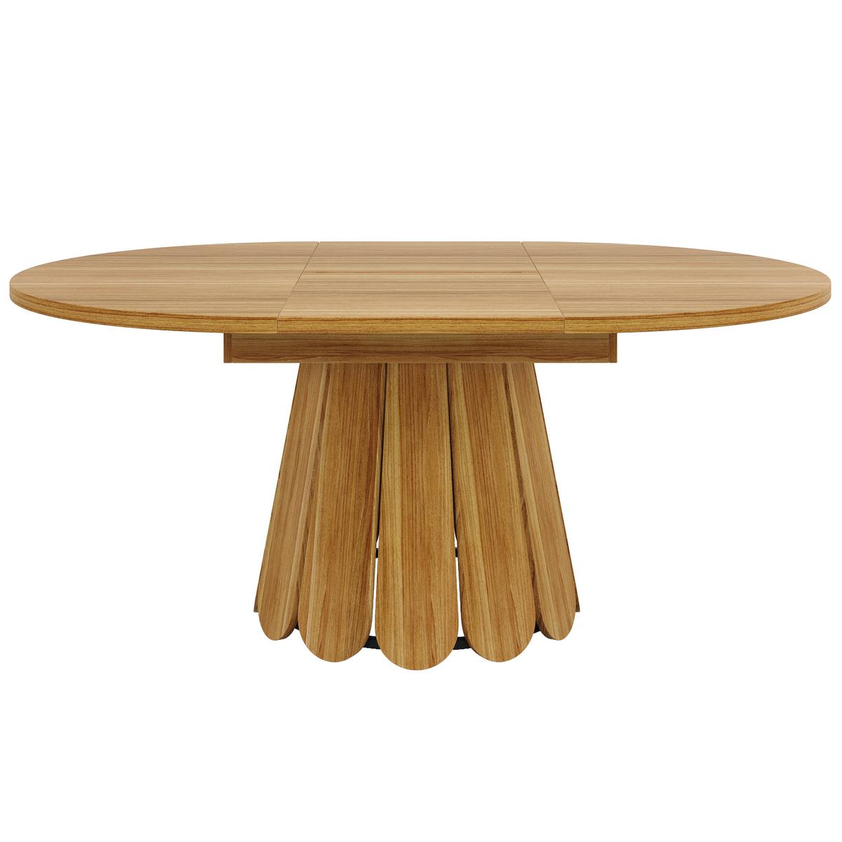 ESSTISCH ausziehbar 118-158 cm Vintage Holzoptik - Weiß, Holzwerkstoff (118/118/76cm) - Urban Meuble