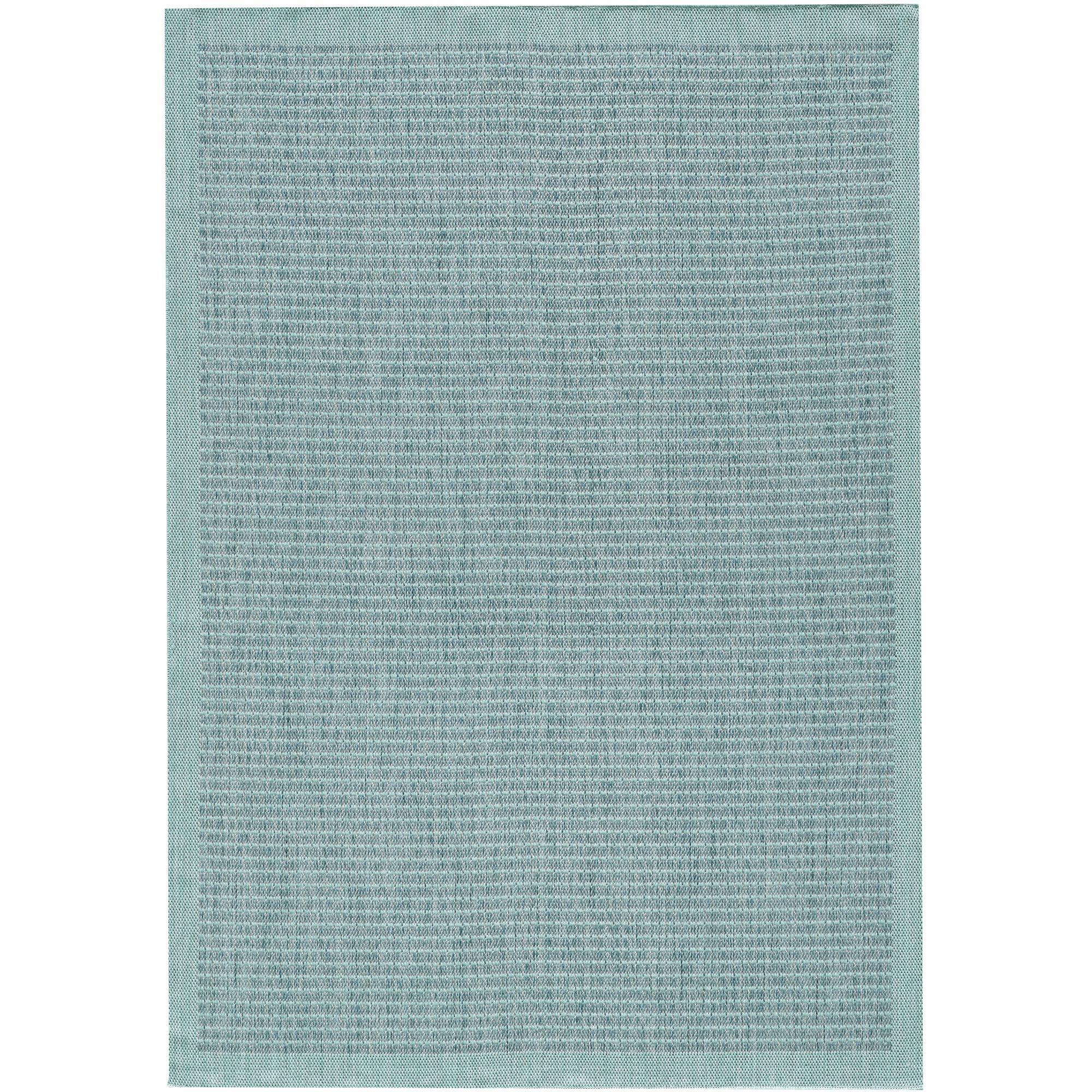 TEPPICH Outdoor DAFNE in Blau, einfarbig, 140 x 200 cm - Blau, Textil (200/140cm) - KADIMA DESIGN