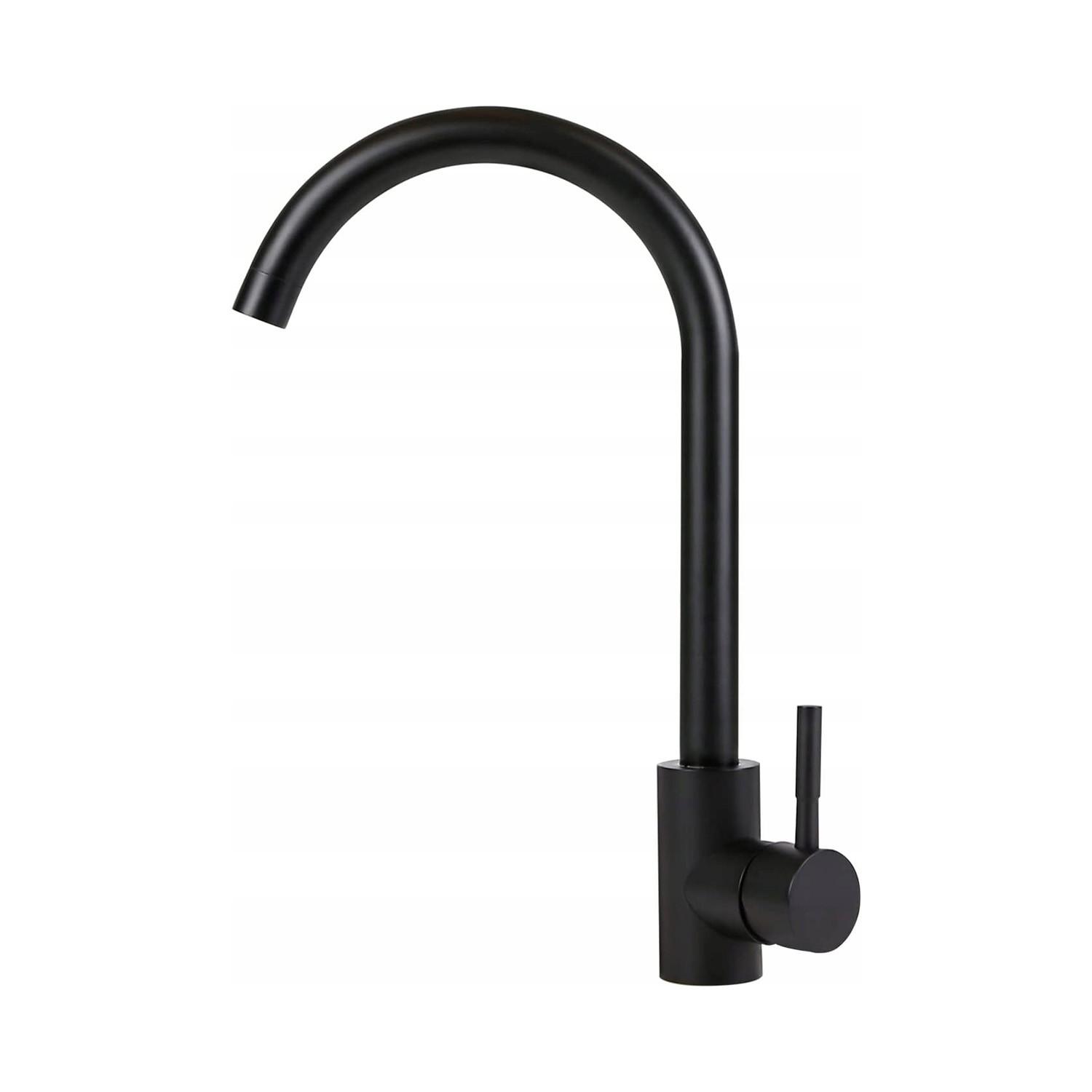 KÜCHENARMATUR SUSANNE 19/6/33 cm - Schwarz, Metall (6/33/19cm) - Nettlife