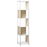 BÜCHERREGAL 5 Fächer Bogota - Hellbraun, Holzwerkstoff (35/165/35cm) - Beliani