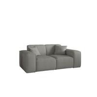 SOFA Celes Premium 2-sitzer Stoff Scala - Grau, Holzwerkstoff/Textil (186/73/88cm) - Fun Möbel