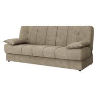 SCHLAFSOFA Sonia - Beige/Schwarz, Holz/Kunststoff (194/88/90cm) - MIRJAN24