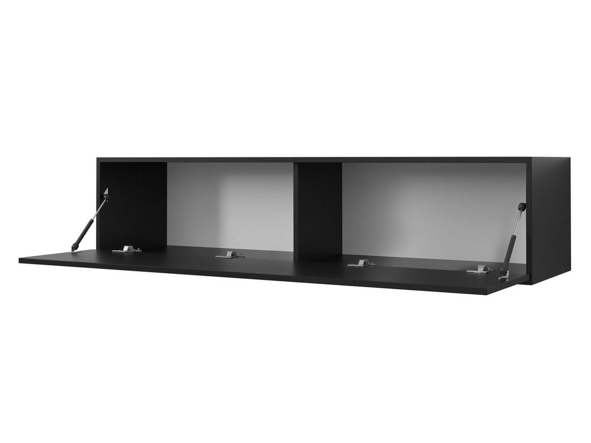 TV-LOWBOARD Waldi Slim I 150 - Schwarz, Holzwerkstoff (150/34/40cm) - MIRJAN24