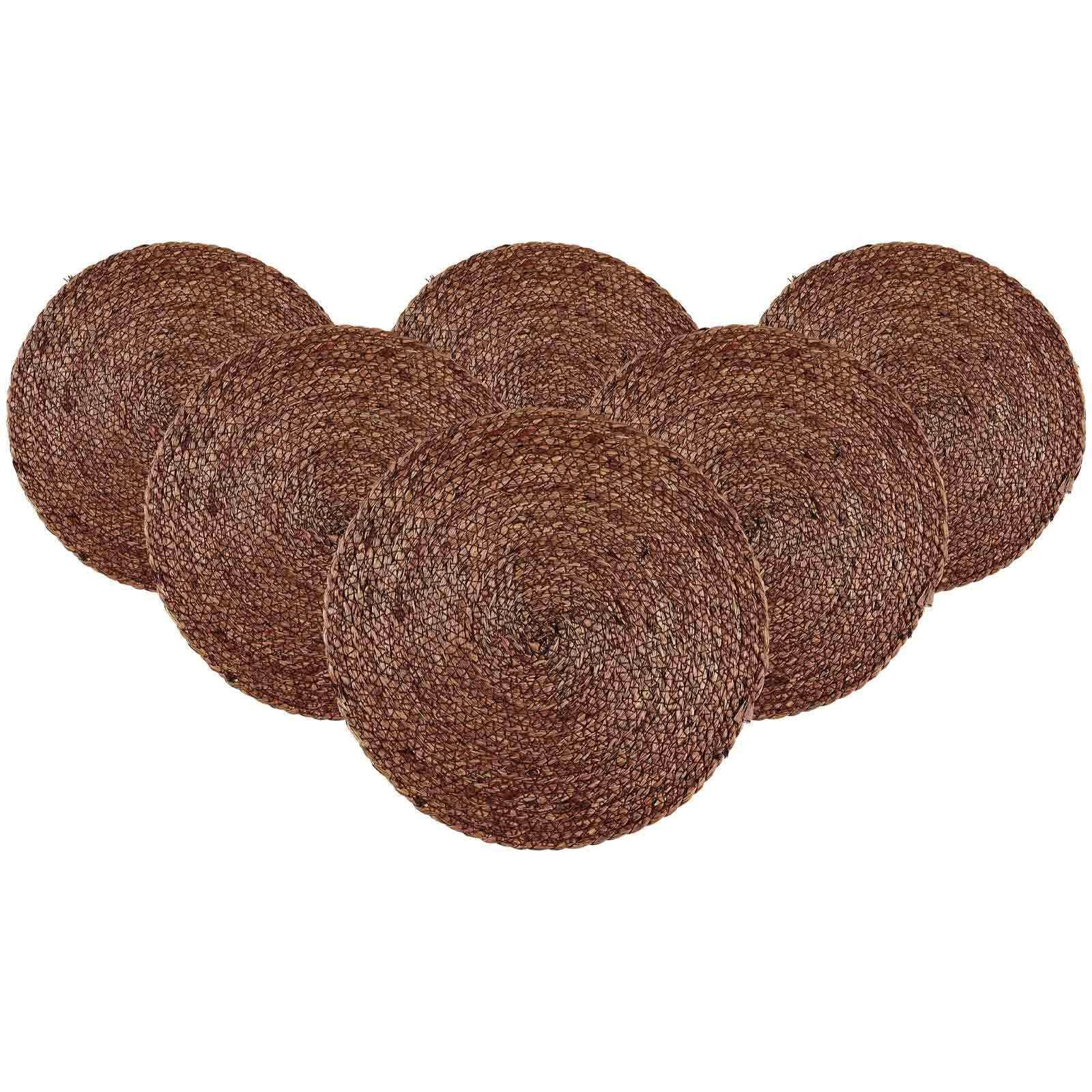PLATZMATTEN Sorella dunkelbraun ø 35 cm - Dunkelbraun, Naturmaterialien (35cm) - Ritzenhoff Breker