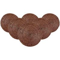 PLATZMATTEN Sorella dunkelbraun ø 35 cm - Dunkelbraun, Naturmaterialien (35cm) - Ritzenhoff Breker