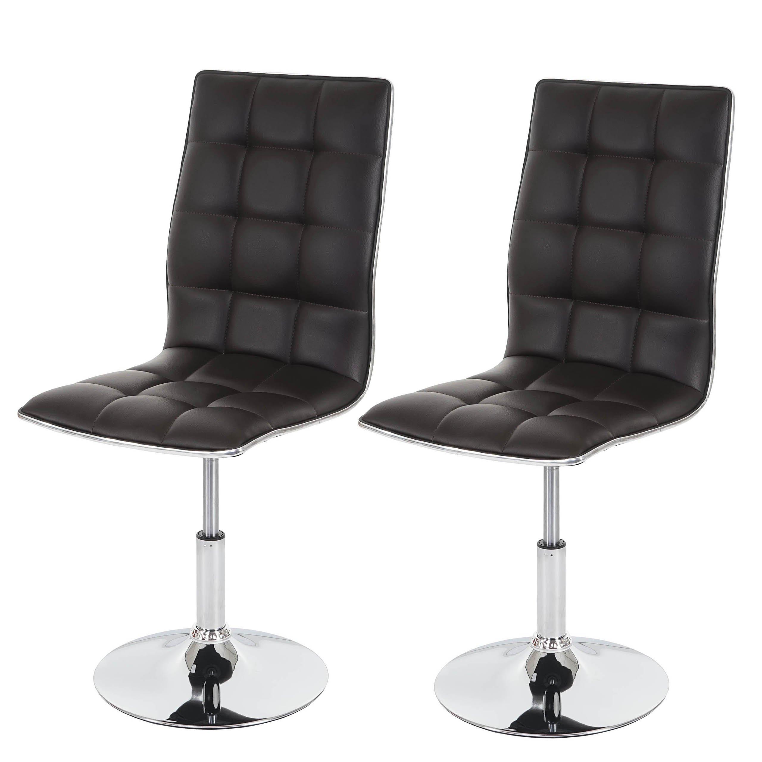 ESSZIMMERSTUHL Braun 2er-Set - Braun, Textil (43/103/54cm) - MCW