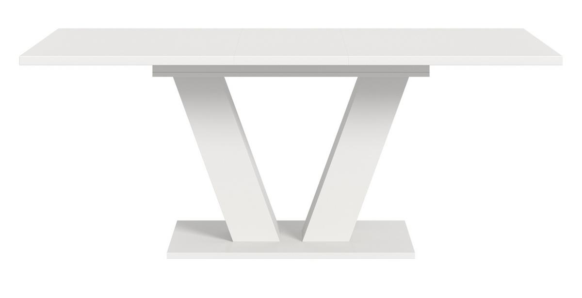 ESSTISCH weiß, Küchentisch ausziehbar 150 - 190 cm - Weiß, Holzwerkstoff/Metall (150/90/76cm) - Inn.Furn