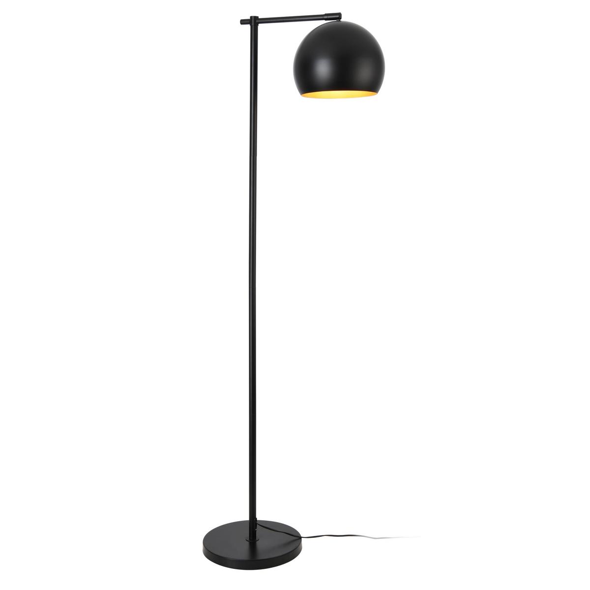 STEHLEUCHTE Skiptvet - Schwarz, Metall (30/30/156cm) - lux.pro