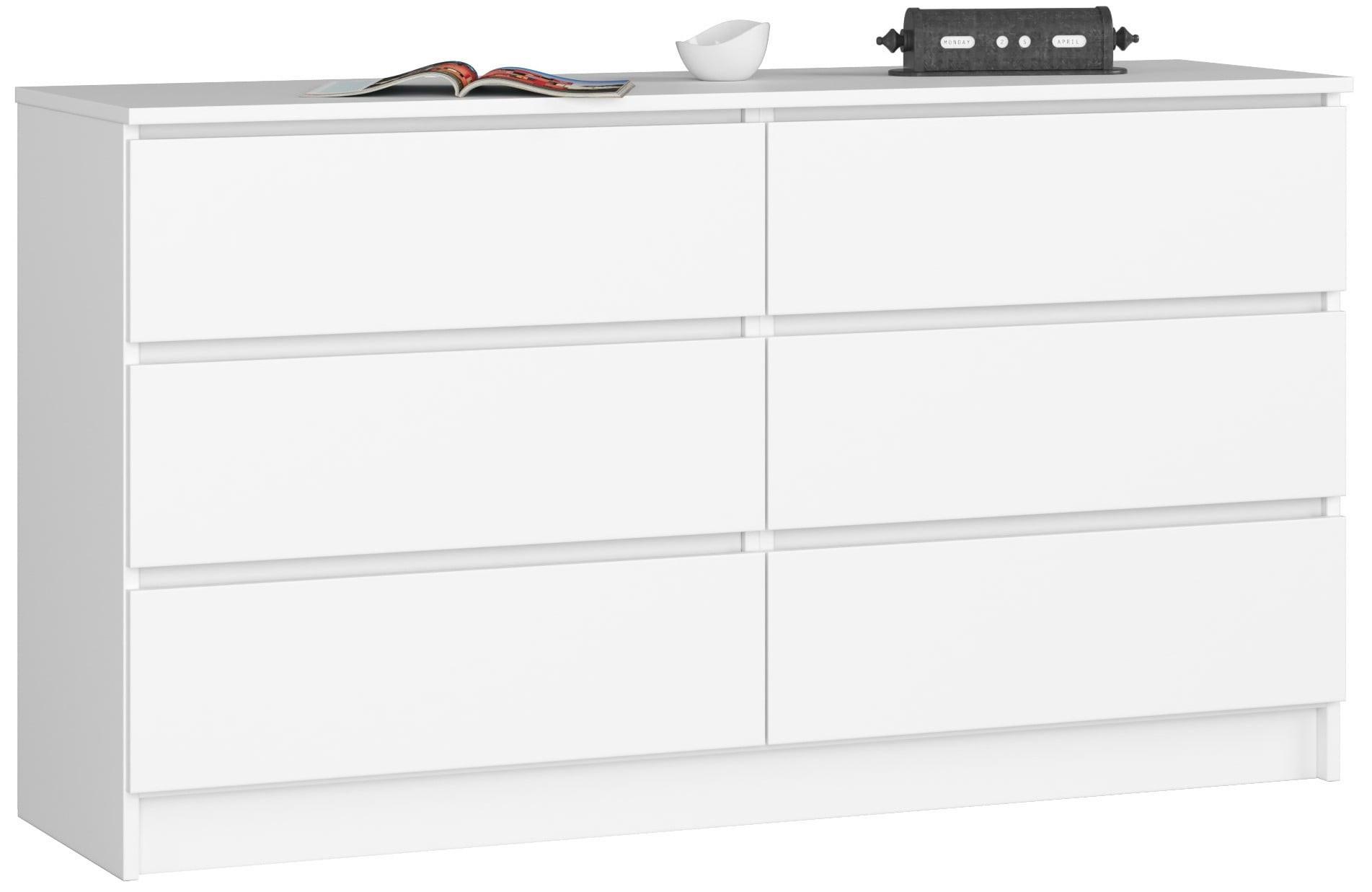 KOMMODE Weiß 77/138/40 - Weiß, Holzwerkstoff (138/77/40cm) - RAUMHIRSCH FURNITURE