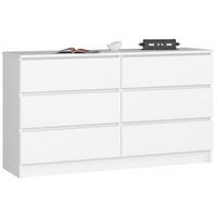 KOMMODE Weiß 77/138/40 - Weiß, Holzwerkstoff (138/77/40cm) - RAUMHIRSCH FURNITURE