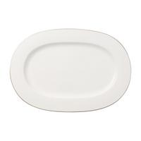 SERVIERPLATTE Anmut Platinum No.1 weiß 41 x 29 cm - Weiß, Keramik (28.5/2.6/41.3cm) - Villeroy & Boch